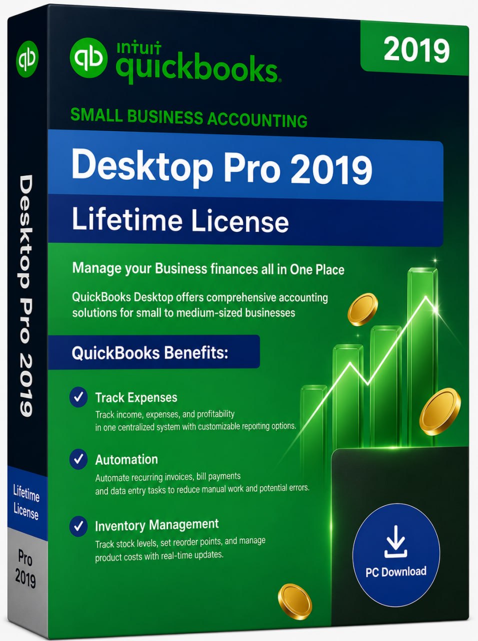 QuickBooks Desktop Pro 2019 – Authentic Lifetime License | Guaranteed Activation
